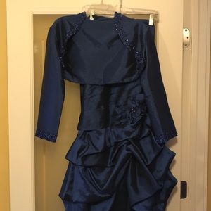 Sleeveless Prom Dress with Bolero